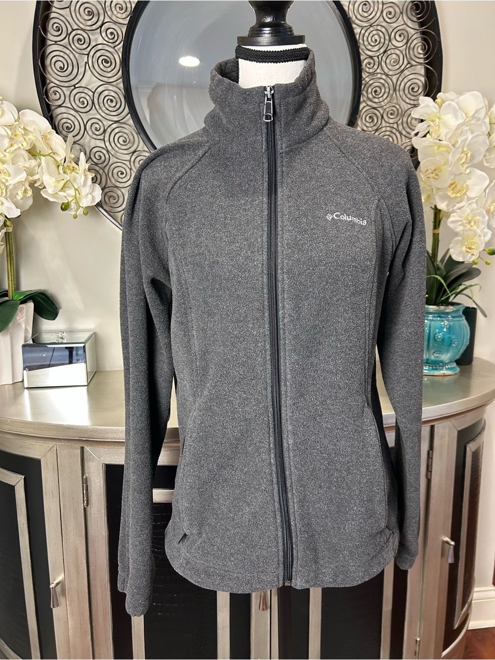 Columbia Women's Charcoal Full-Zip Utility Jacket